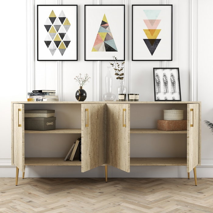 Hanah Home Consola Kiev - Travertino